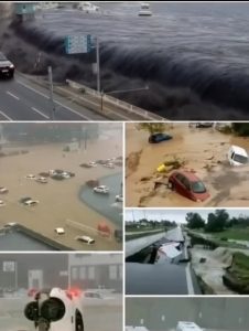 Hot 🔥.⛵9.1 magnitude earthquake also causes a large Tidal in the city of… see more